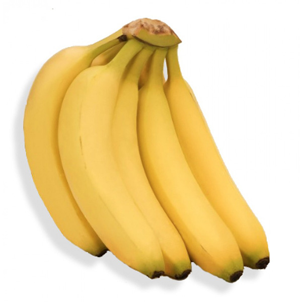 Plátano Roatán en canasta en casa