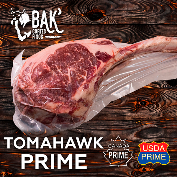 Tomahawk Importado Calidad Prime 1.3 - 1.4kg en canasta en casa